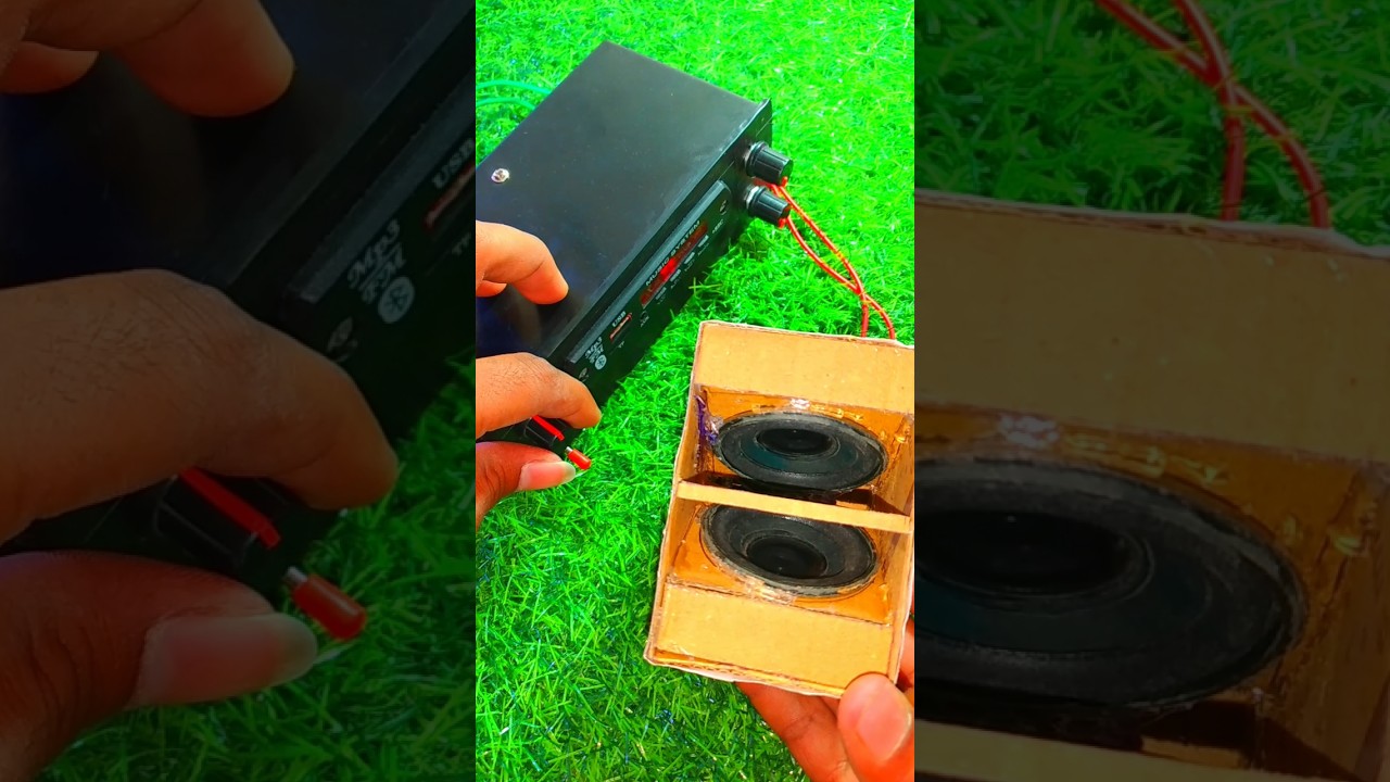 how to make high bass speaker at home 🔊💪 #speaker #youtubeshorts