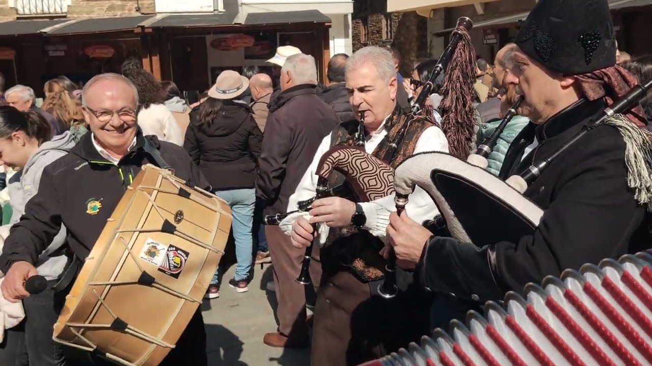 Festa da Androlla 2025 , Grupo de Gaiteiros Nubeiro,  Navia de Suarna.Lugo