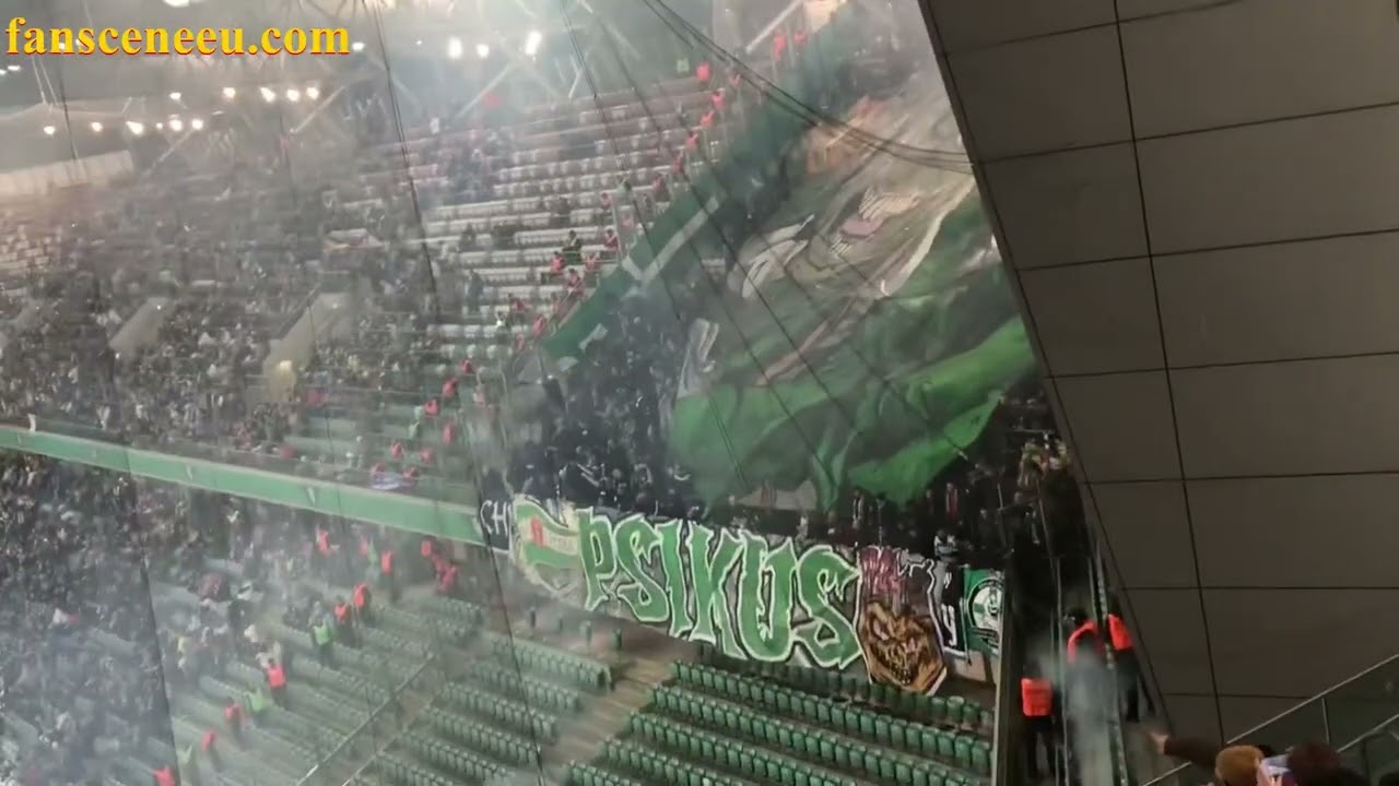 Legia Warszawa - LECHIA GDAŃSK (04.11.2022) doping i oprawa