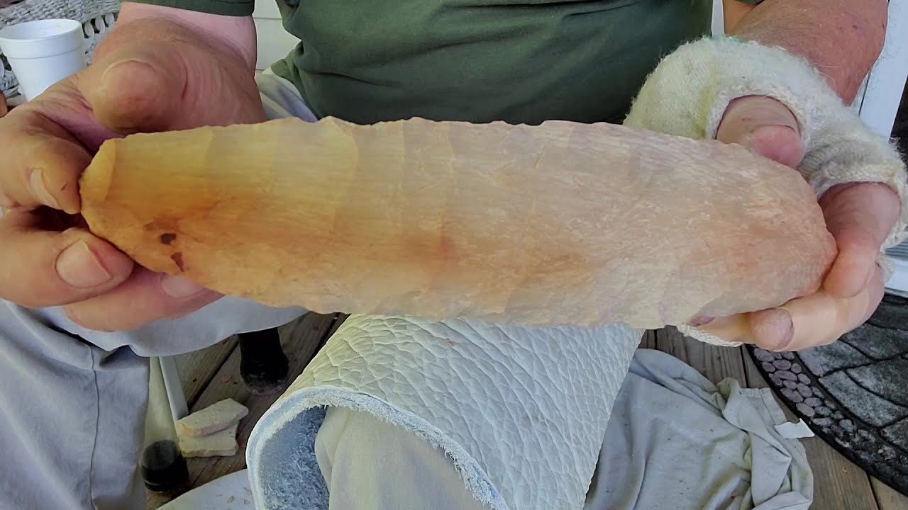 Flint Knapping - 8 inch Buffalo River Blade