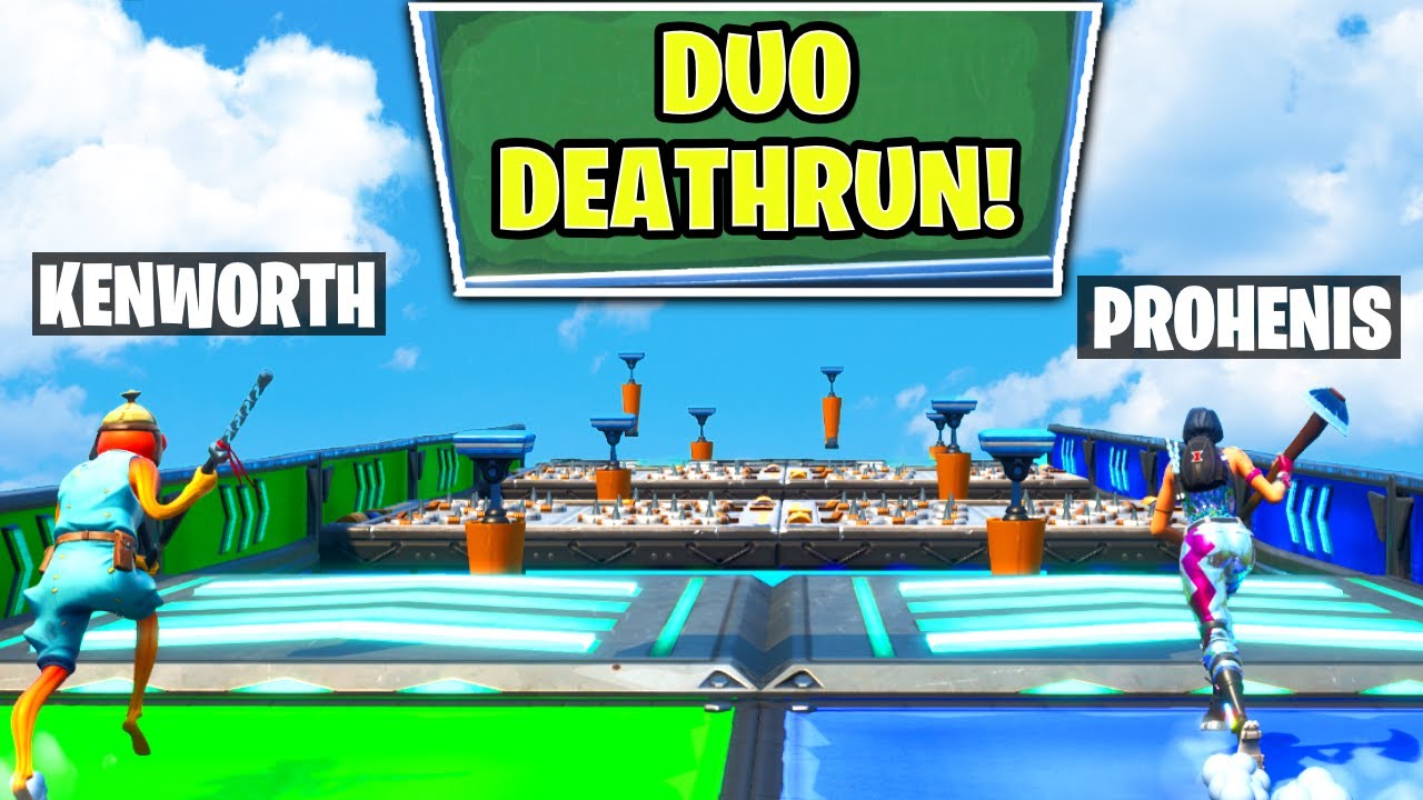 We Played The DUO Deathrun 2.0 (Fortnite Creative Mode)