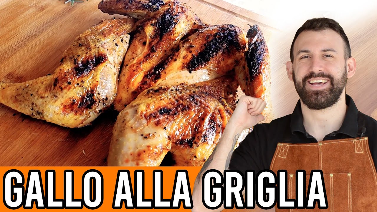 Come fare un Pollo (o un gallo) alla griglia