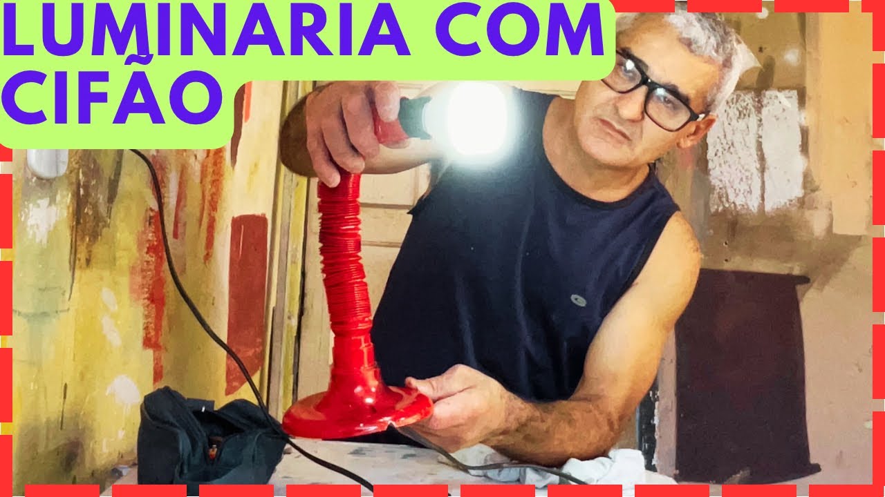 Como fazer uma iluminaria com cifrão como fazer abajur de mesa caseiro 
