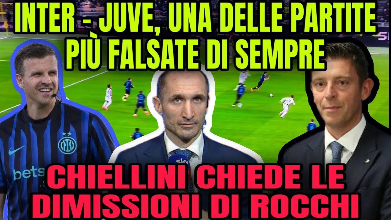INTER - JUVE: LA PARTITA PIÙ FALSATA DI SEMPRE! DIMISSIONI DI ROCCHI SUBITO!