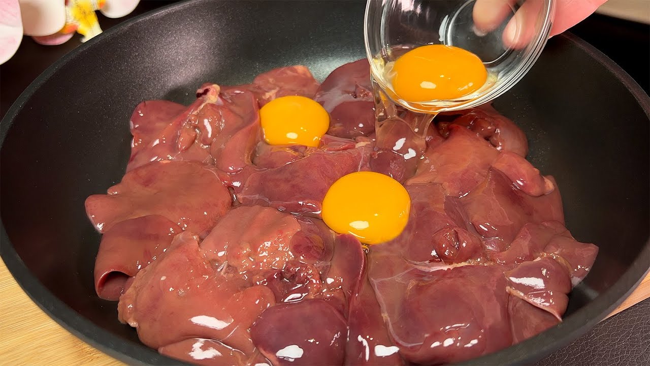 ❗️Не готовьте куриную печень, пока не увидите этот рецепт! Очень вкусно, готовлю каждый день