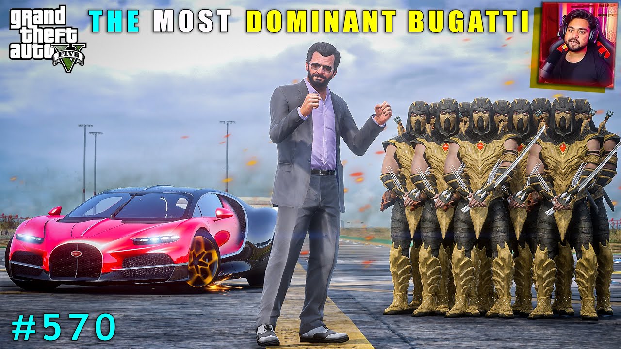 Michael Steals The Most Dominant Bugatti | Gta V Gameplay
