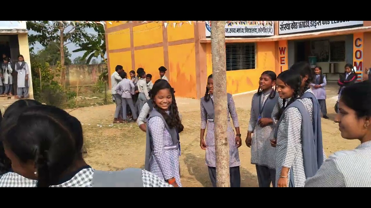 शासकीय उच्चतर माध्यमिक विद्यालय तरेगांव जंगल में खेल स्पर्धा आदरणीय ख़ेमलाल ख़टर्जी सर CRA नीति आयोग,