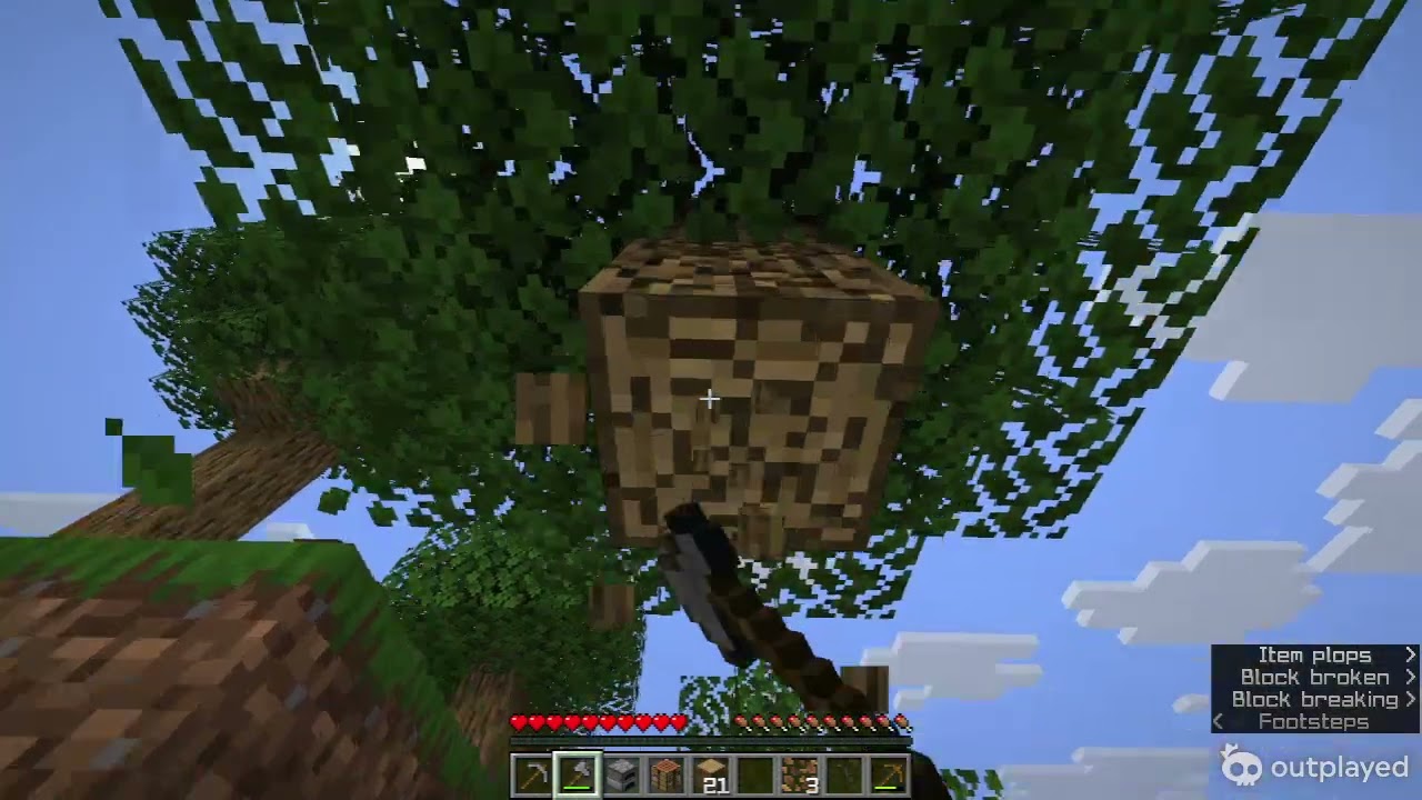 minecraft ep 1 again remade on a new world because last was laggy