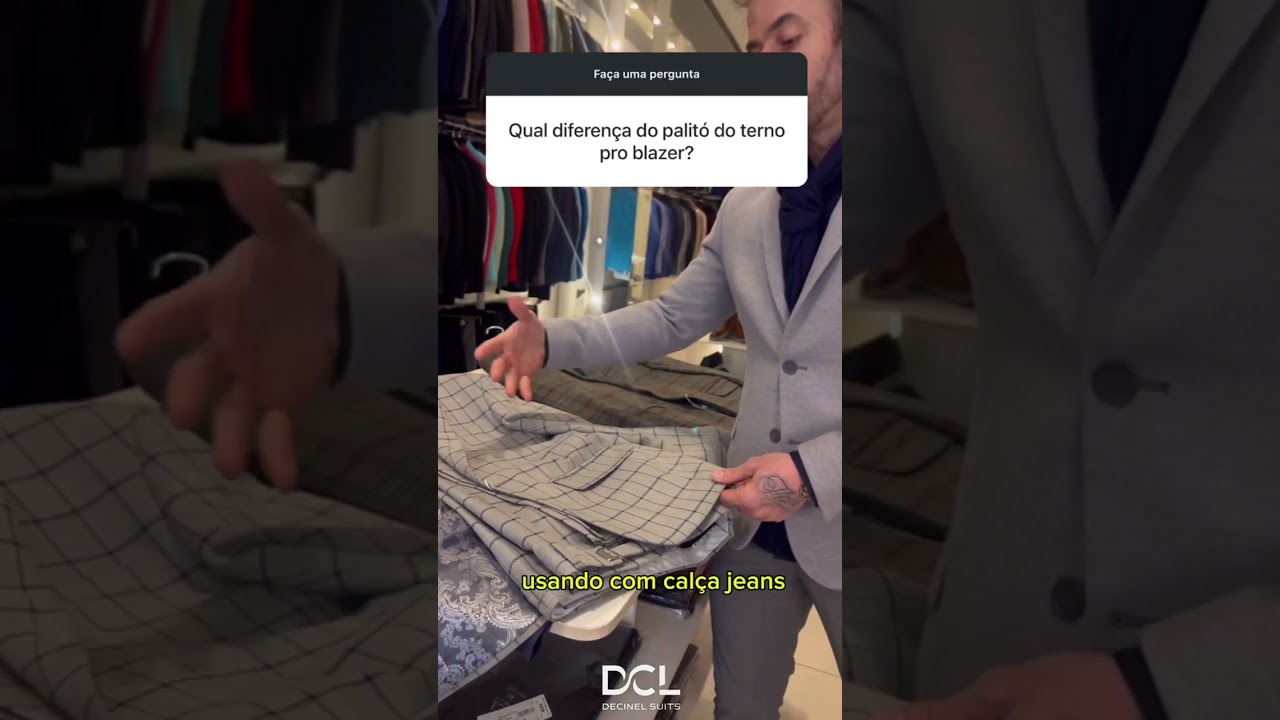 A diferença de terno, paletó e blazer