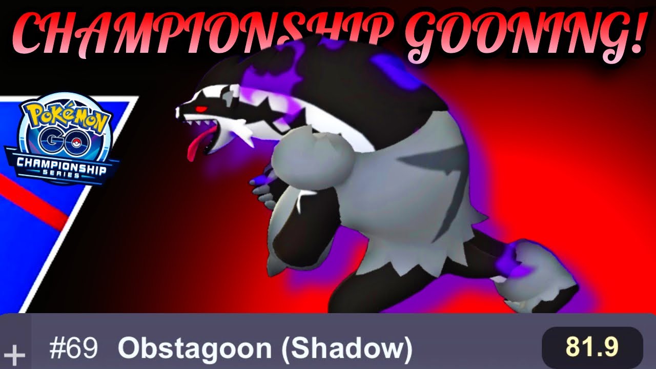 HELP! I'VE RELAPSED! CAN'T STOP *GOONING* IN THE CHAMPIONSHIP SERIES CUP! - Pokemon GO Battle League