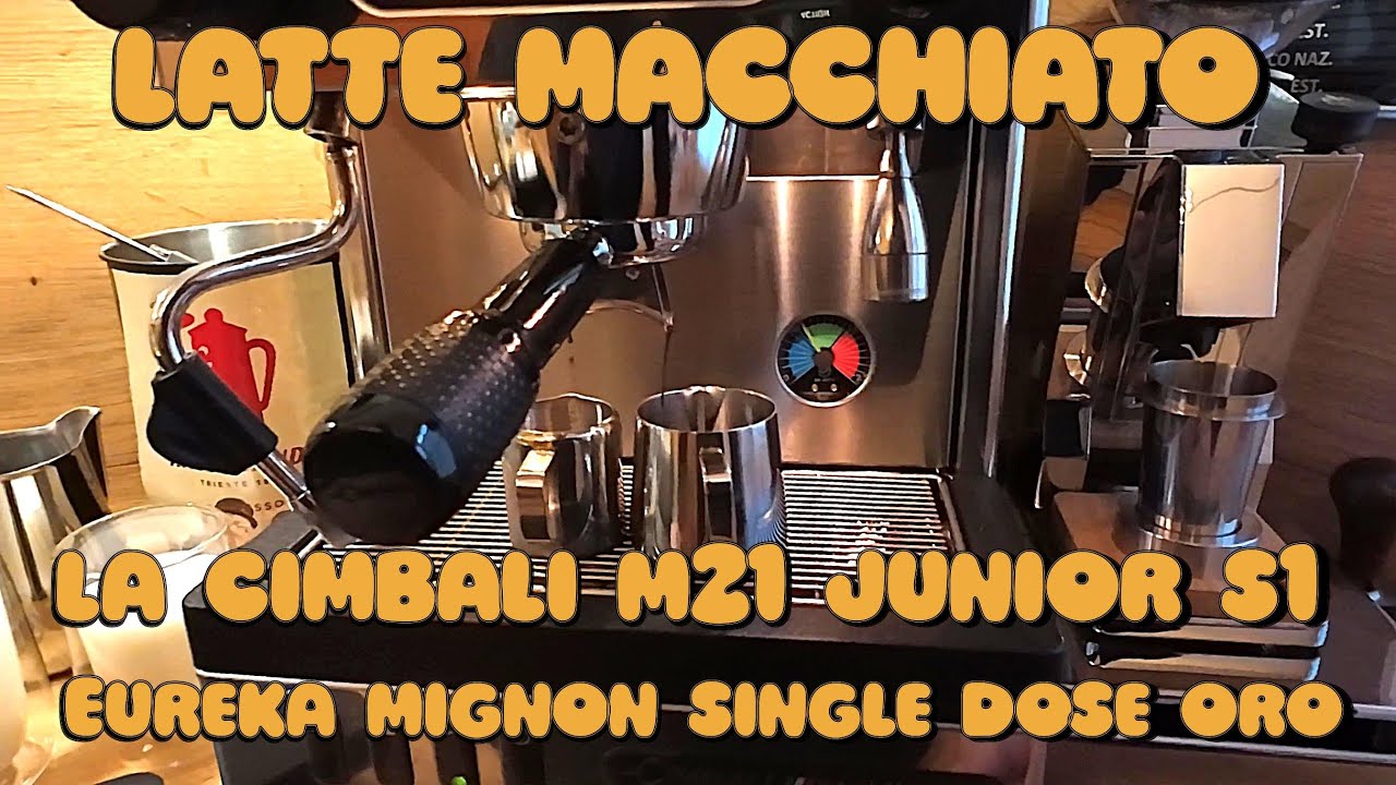 Latte Macchiato mit Eureka Mignon Single Dose Oro und La Cimbali M21 Junior S1 [RAW]