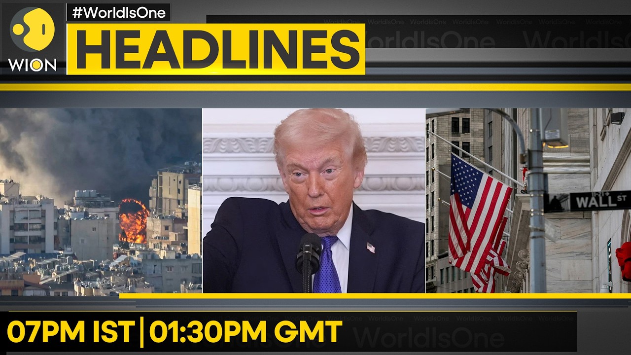 Trump: Too Late For Iran To Seek Talks | Hezbollah: Targeted Israeli Military Site | WION Headlines