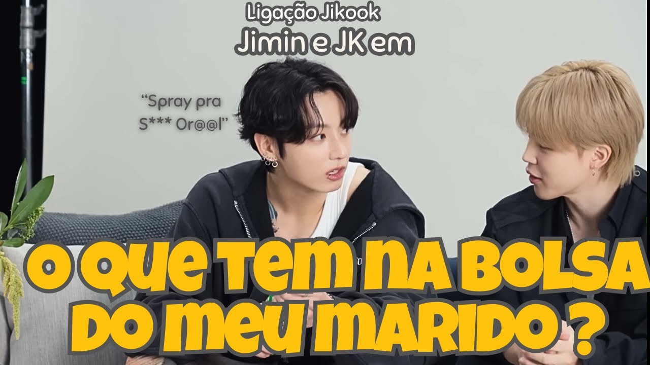 LIGAÇÃO JIKOOK- O QUE TEM NA BOLSA DO MEU MARIDO? [Redublagem]