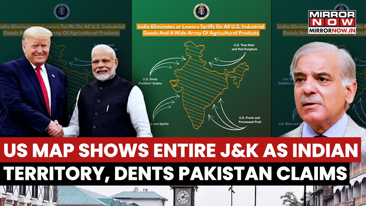 Major International Embarrassment For Pakistan, US Shows Entire J&K As Part of India | Watch