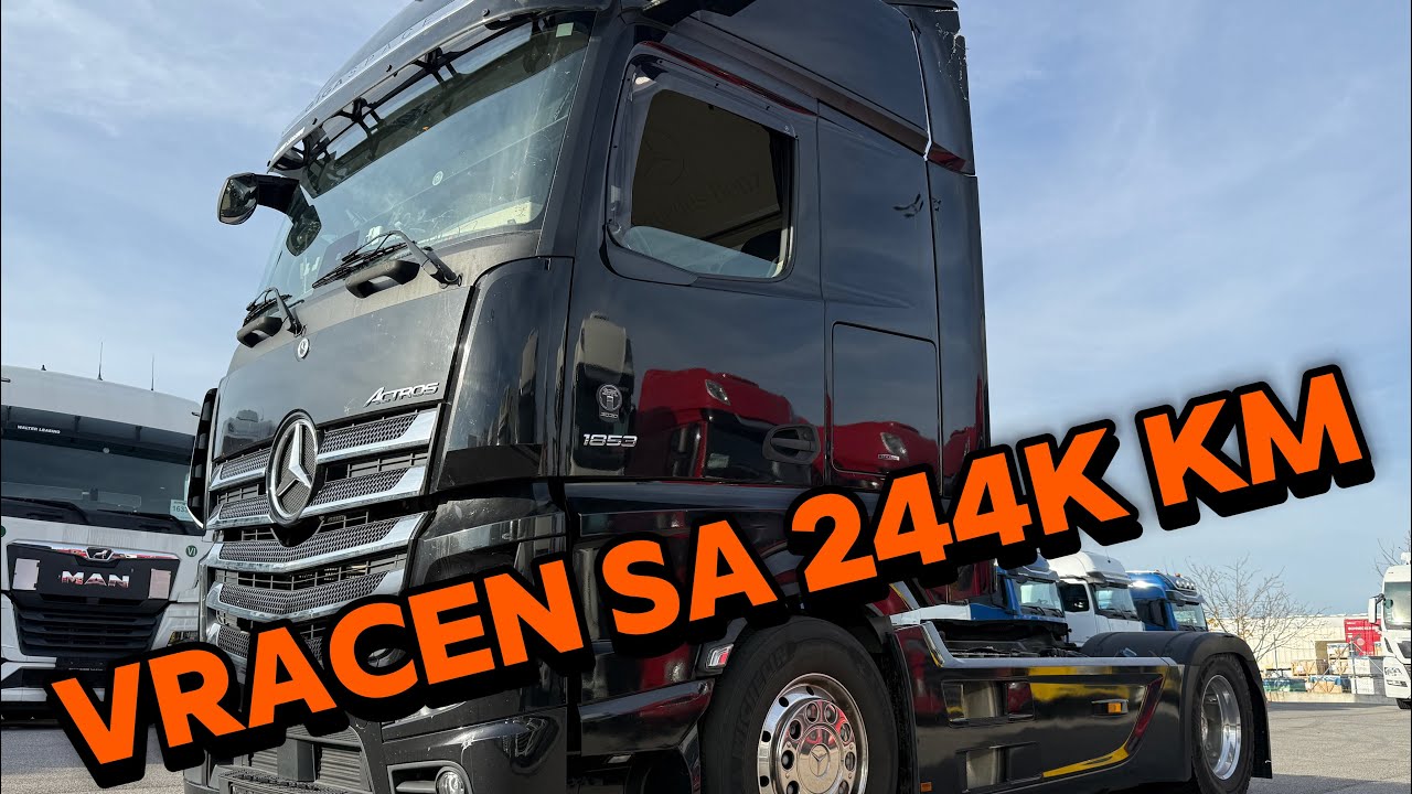 Actros MP5 Vracen tj. Oduzet sa 244k km.. Sta mozemo ocekivati na 244.000km Mercedes Actros 1853