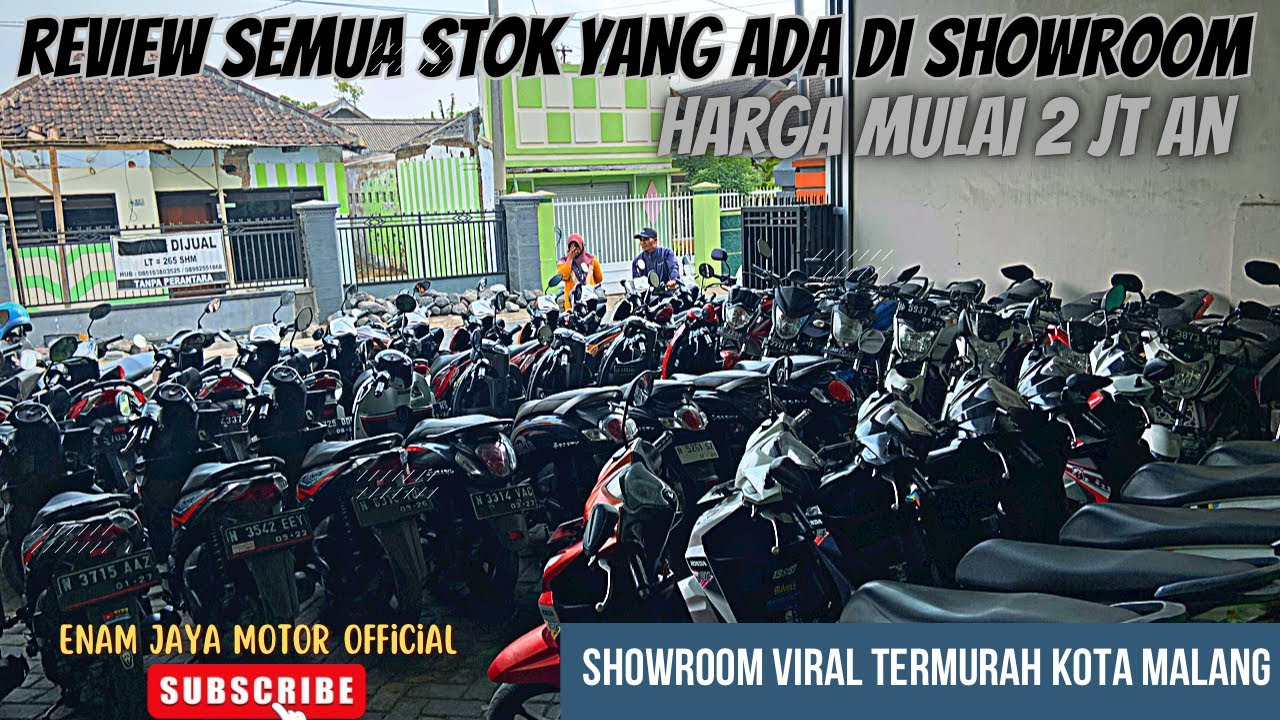 JUAL BELI MOTOR DI MALANG . KITA REVIEW SEMUA MOTOR YANG ADA DI SHOWROOM ( ENAM JAYA MOTOR )