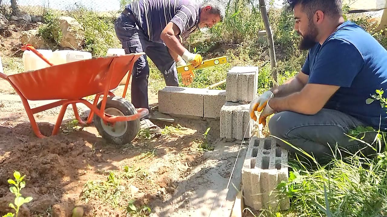 Bağ Bah&ccedil;e Evi İnşaatı 🏡 | Briket Duvar &Ouml;rme &ndash; B&ouml;l&uuml;m 3