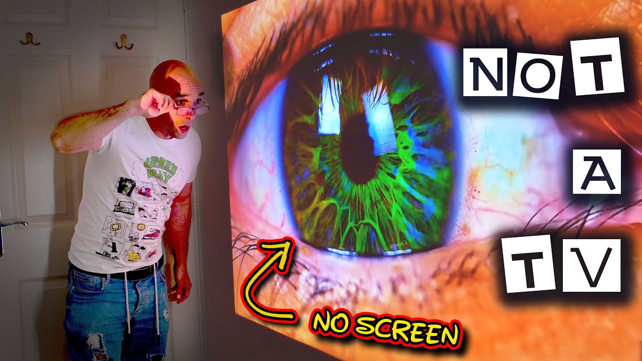 VisionMaster Projector vs TV... No Screen | Valerion VisionMaster Pro 2 Review