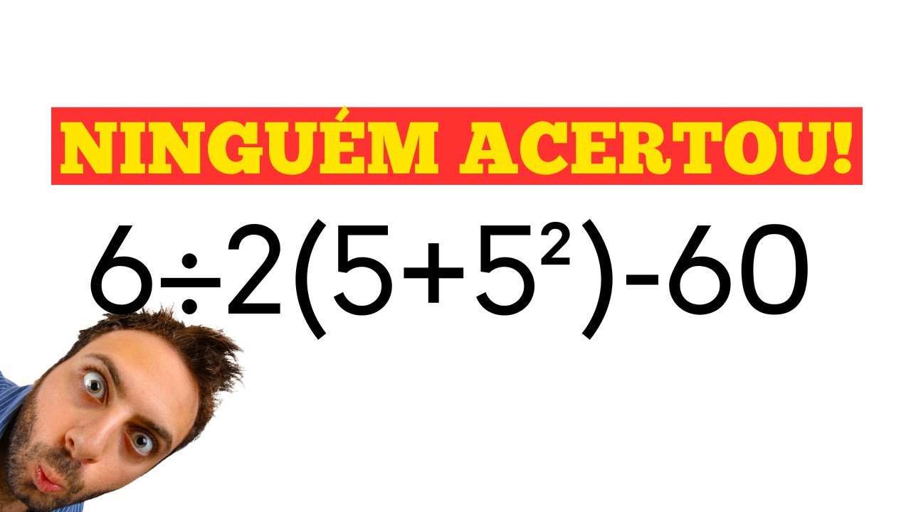 MATEMÁTICA BÁSICA - QUAL O VALOR DA EXPRESSÃO?
