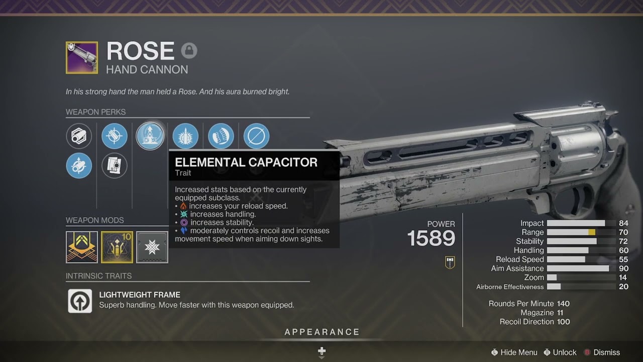 rose god roll destiny 2 #destiny2 #games #xbox