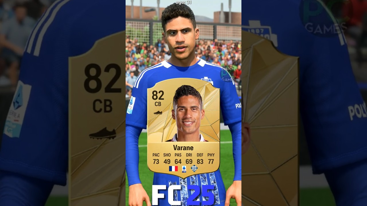 🇫🇷 RAPHAEL VARANE fifa evolution (12-25) #eafc25 #fc25 #fifa #varane #como