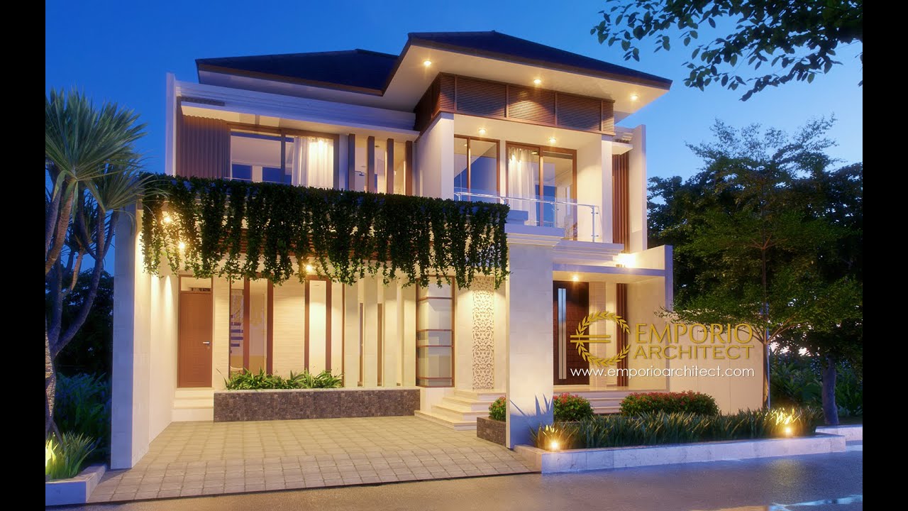 Jasa Arsitek Desain Rumah Villa Bali Tropis Ibu Heny di Jakarta