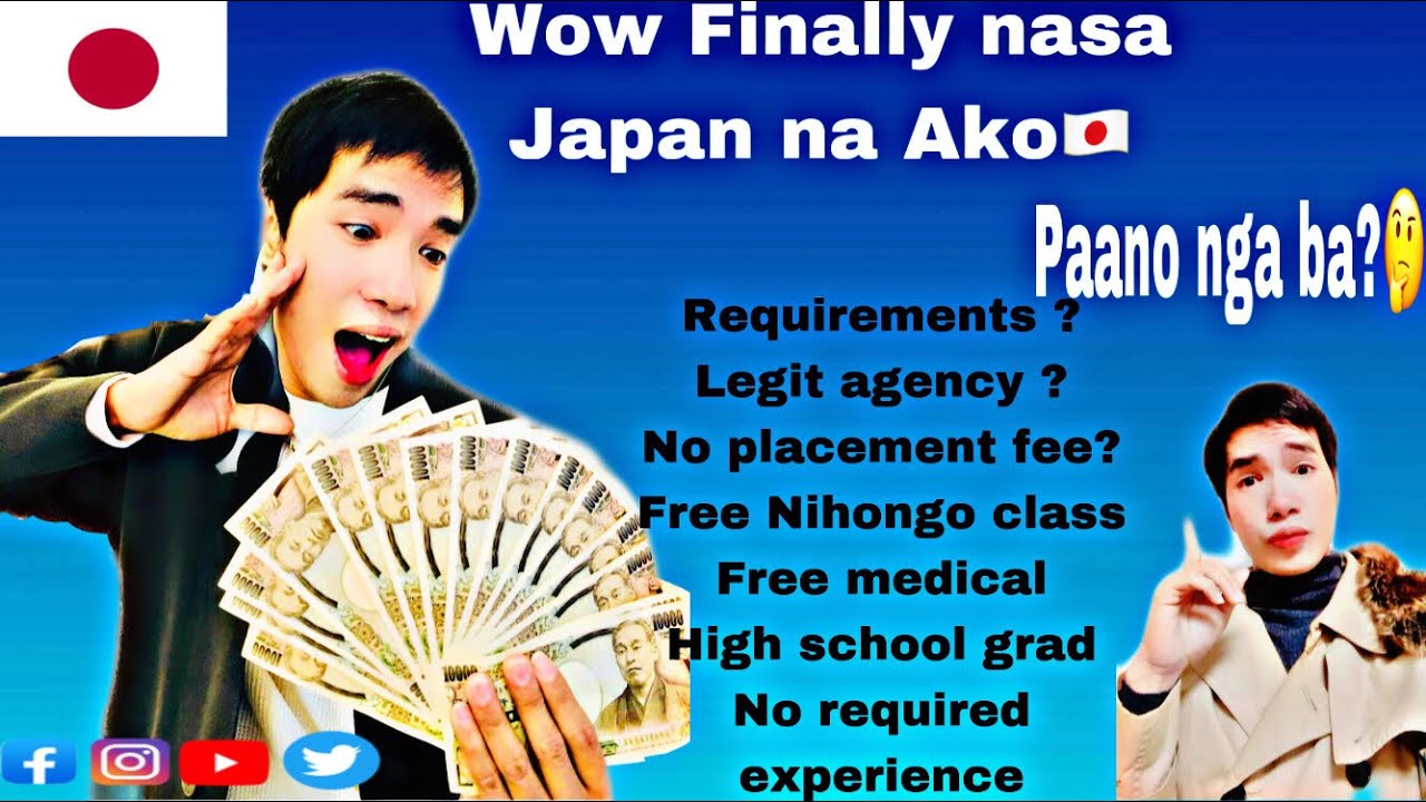 PAANO MAKAPUNTA SA JAPAN ?AT ANO ANG MGA REQUIREMENTS  AT MGA LEGIT AGENCY NA MAY FREE MEDICAL