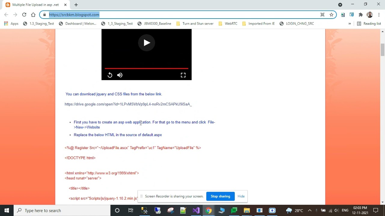 Multiple File Upload using asp .net