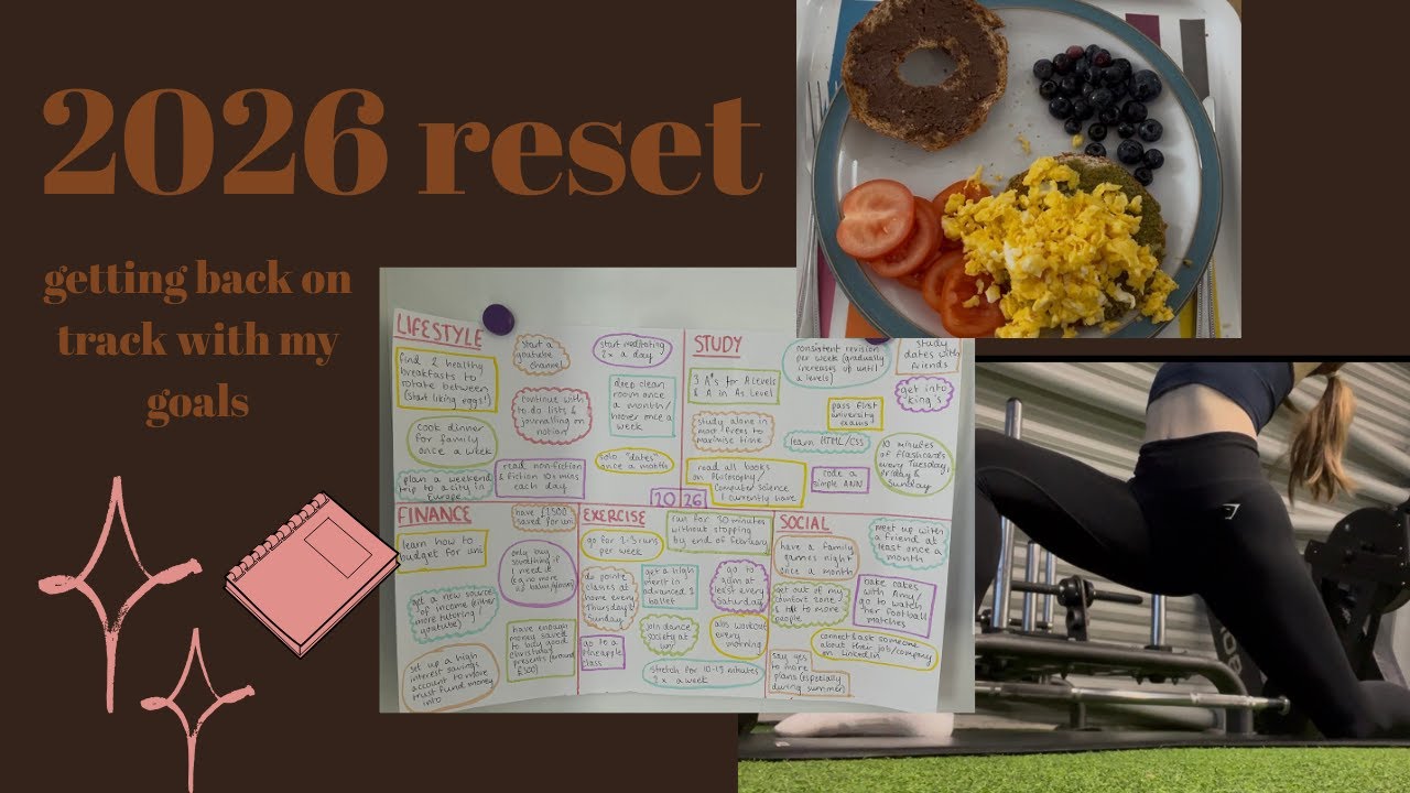 2026 reset | goal setting, building habits, staying consistent 💪