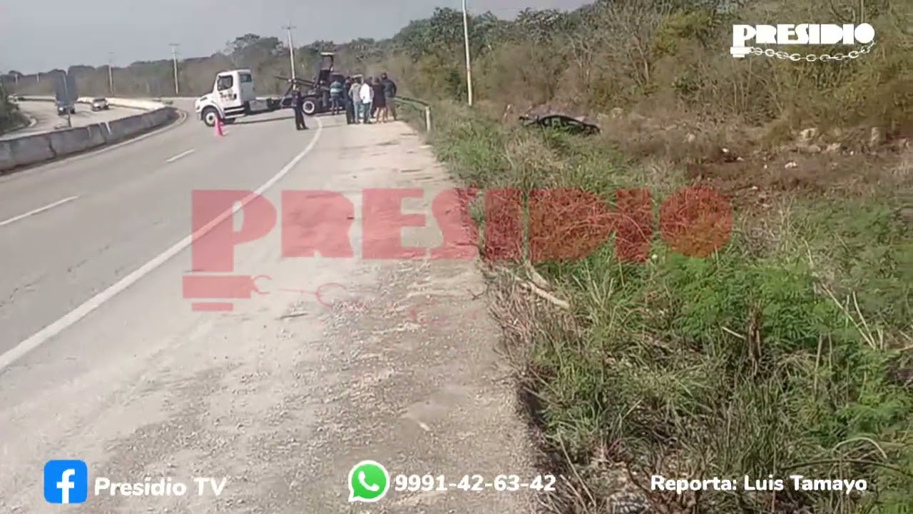 #Baca, De suerte esta salida de camino, salieron prácticamente ilesos || Presidio MX
