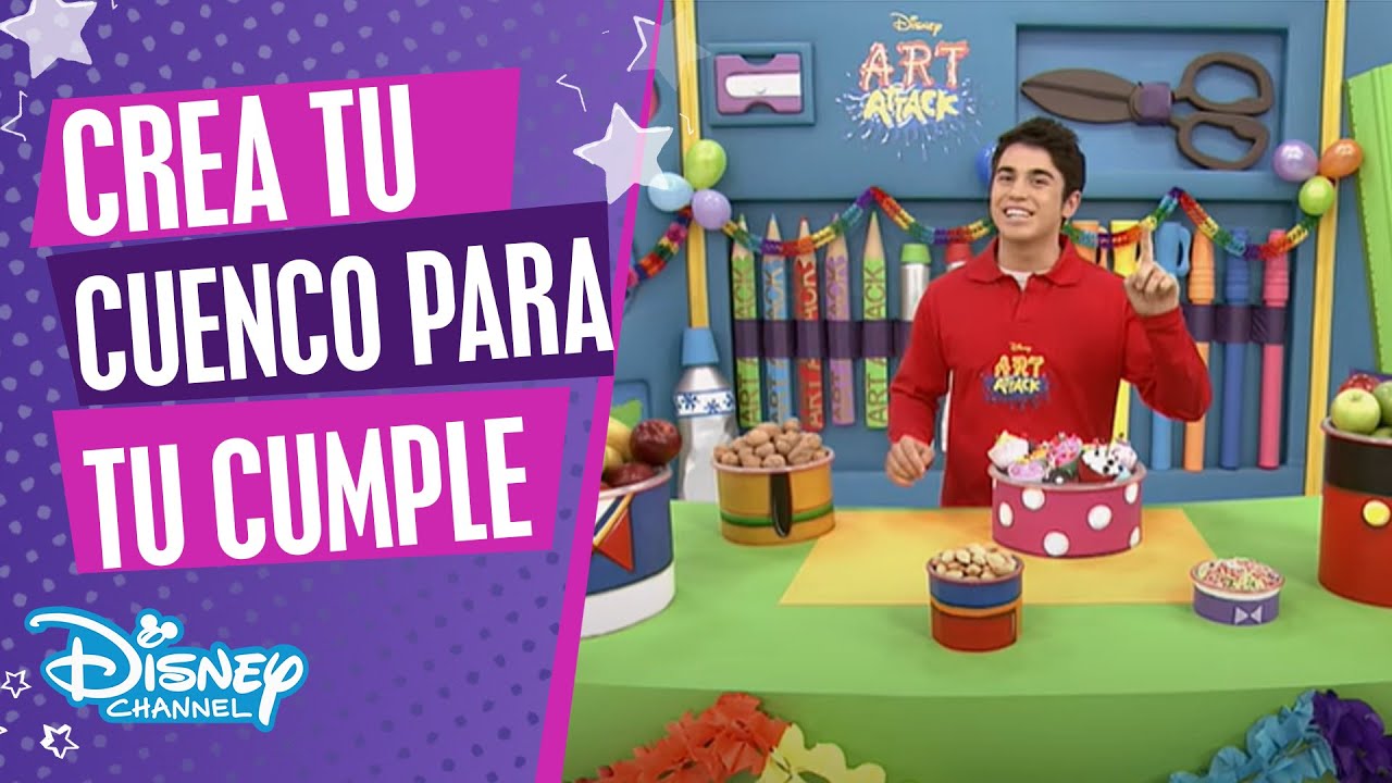 Art Attack: Cuenco para cumpleaños | Disney Channel Oficial