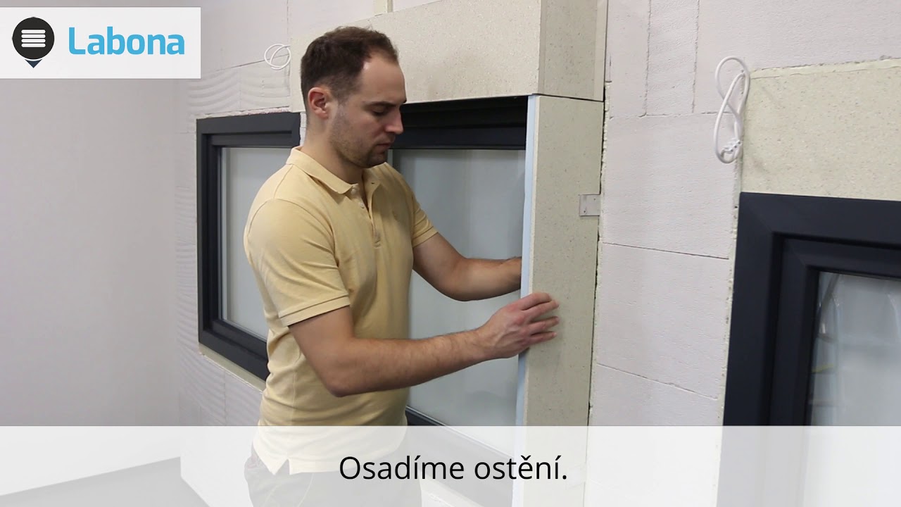 Montáž venkovní žaluzie s purenitovým boxem - Labona.cz