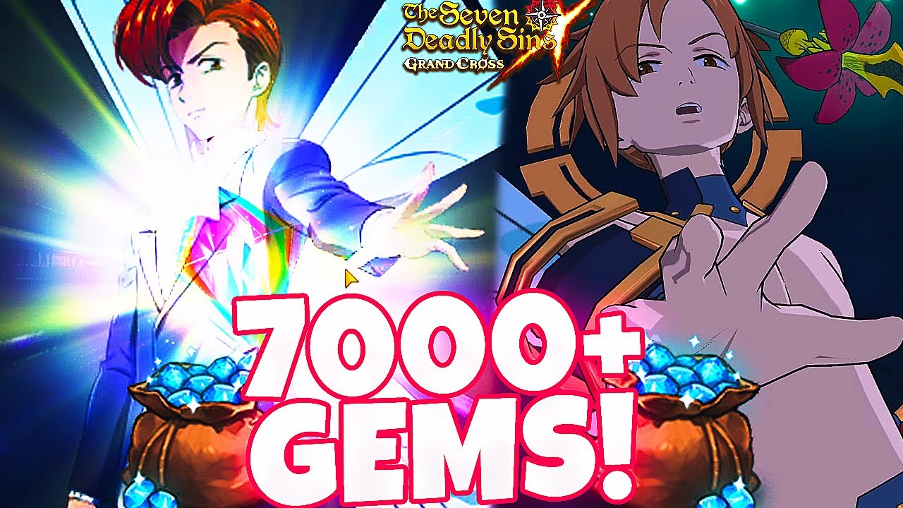 600+ SSRs PULLED!!! 7000+ GEMS FEST KING SUMMONS!!! | Seven Deadly Sins: Grand Cross