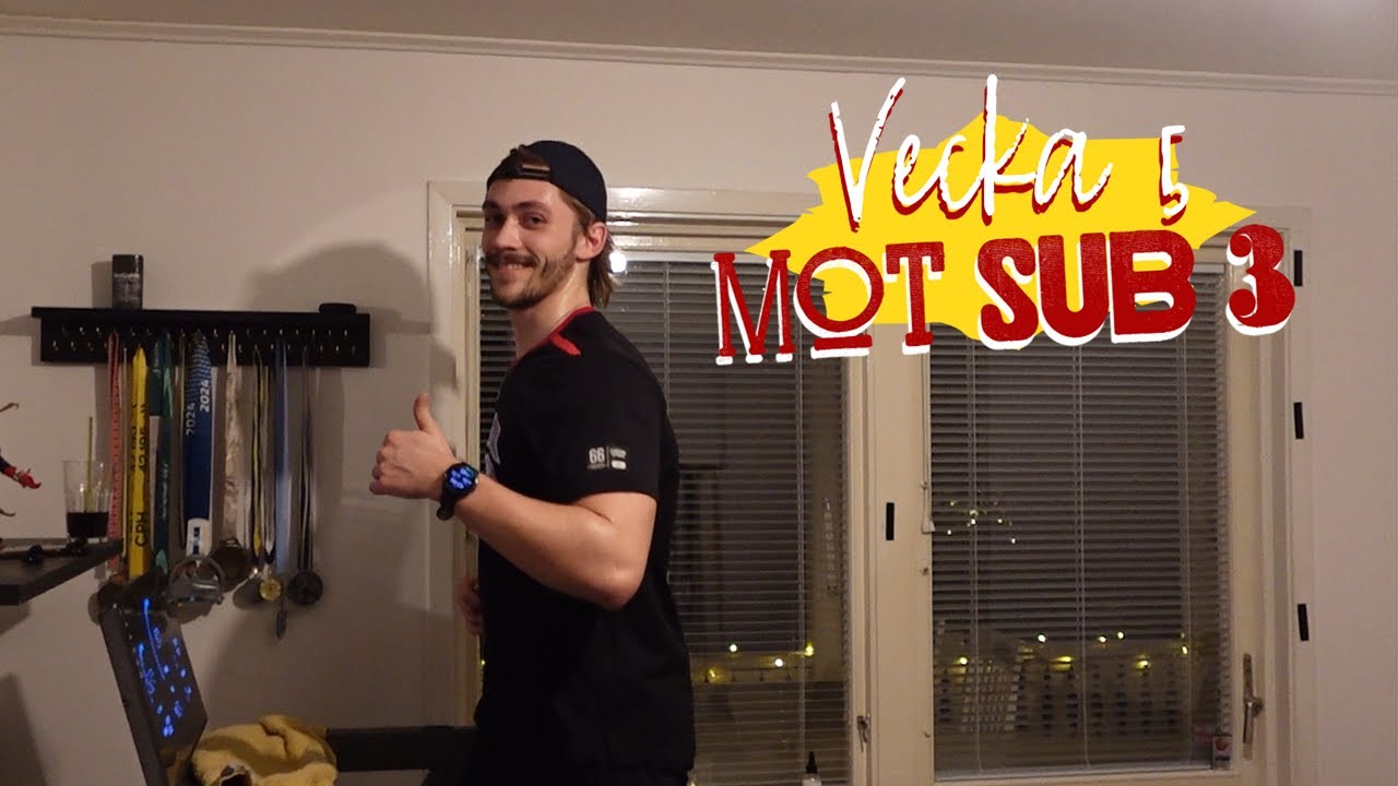 Vecka 5: Mot SUB-3 Marathon