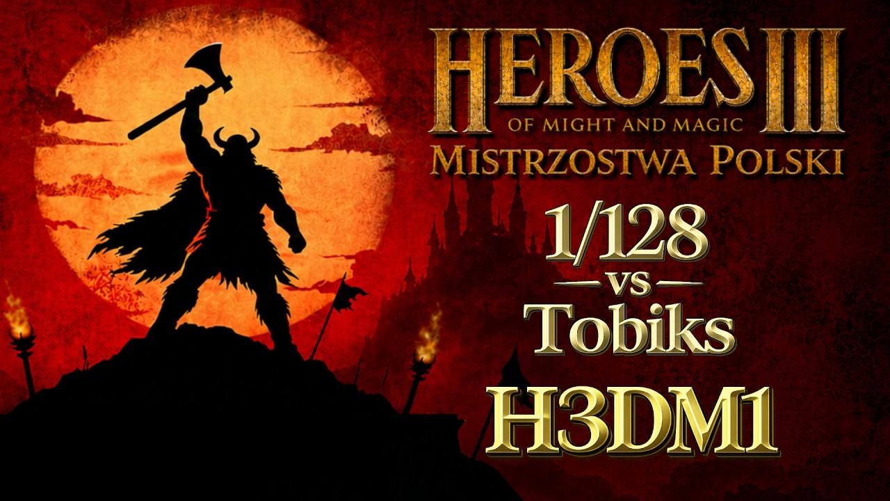 Heroes 3 🏆 Mistrzostwa Polski 1/128 vs Tobiks | h3dm1 🐎 [PL] !Holy !Gamebook