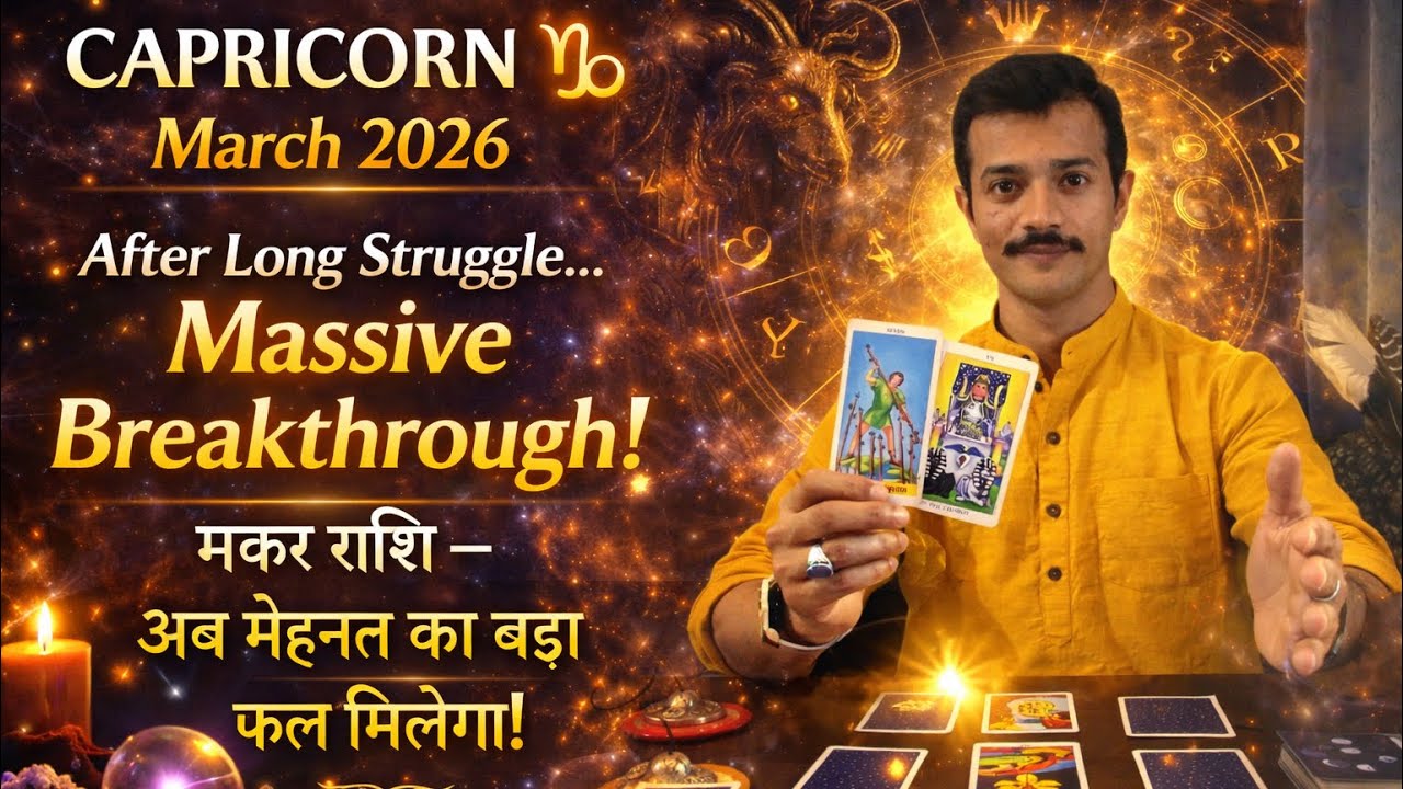 CAPRICORN ♑️ March 2026 – After Years of Struggle, Your Time Has Come! 💰 अब किस्मत करवट लेगी!