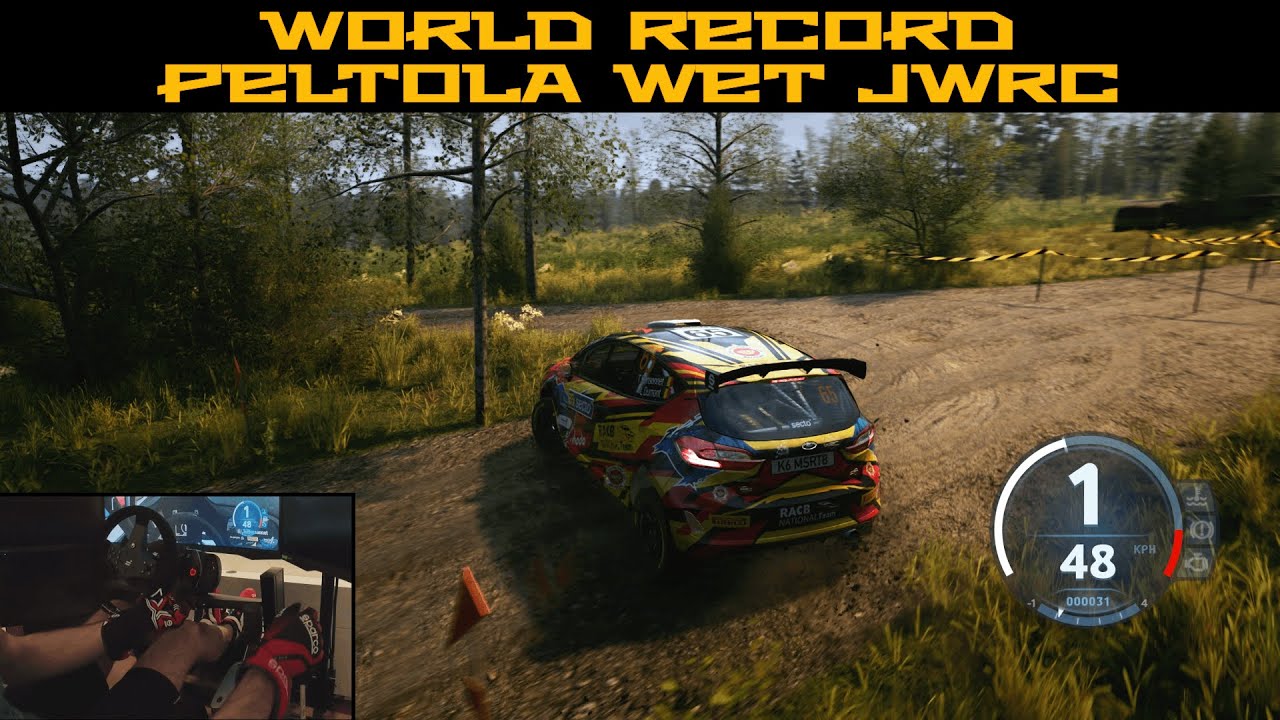 World Record Time Trial | EA Sports WRC 24 | Finland Peltola Wet | Junior WRC | Fanatec