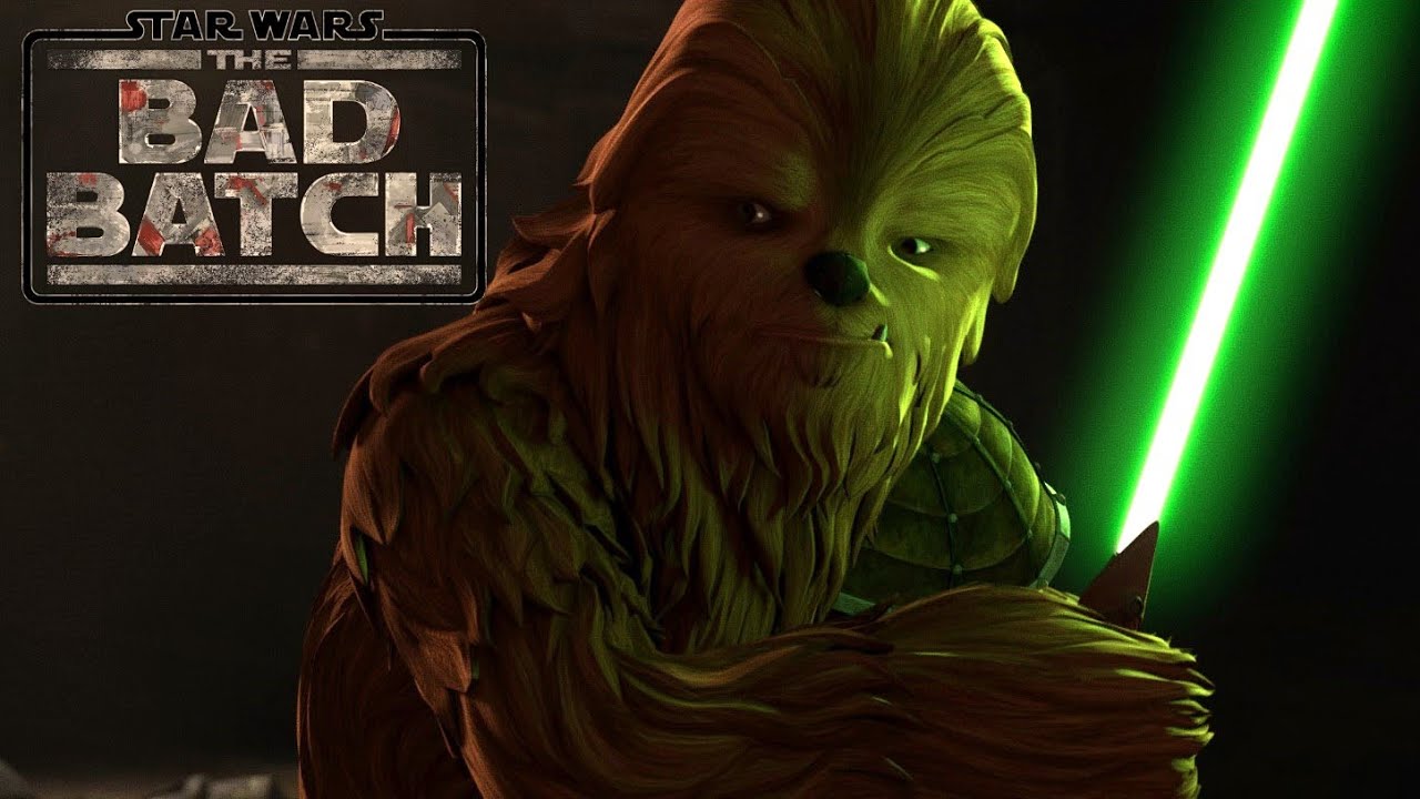 Gungi the Wookiee vs Trandoshans [4K HDR] - Star Wars: The Bad Batch