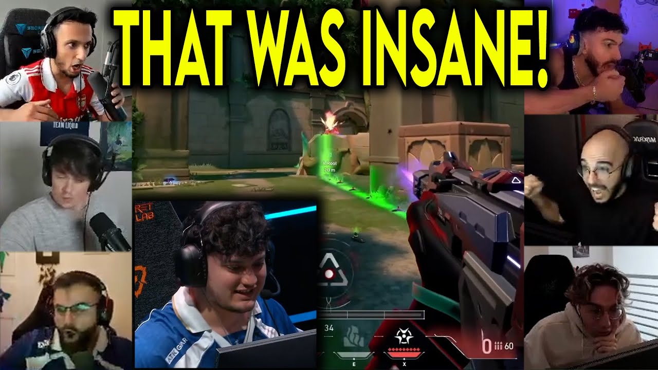 Valorant Streamers Reacts To LEV kiNgg CRAZY 1v3 CLUTCH Against KRU In VCT