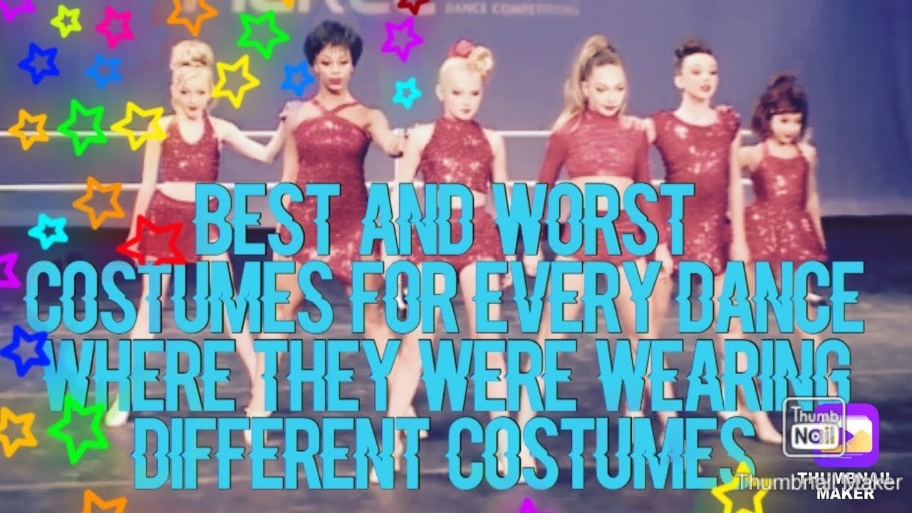 Best and worst costumes of the dances where there were different costumes