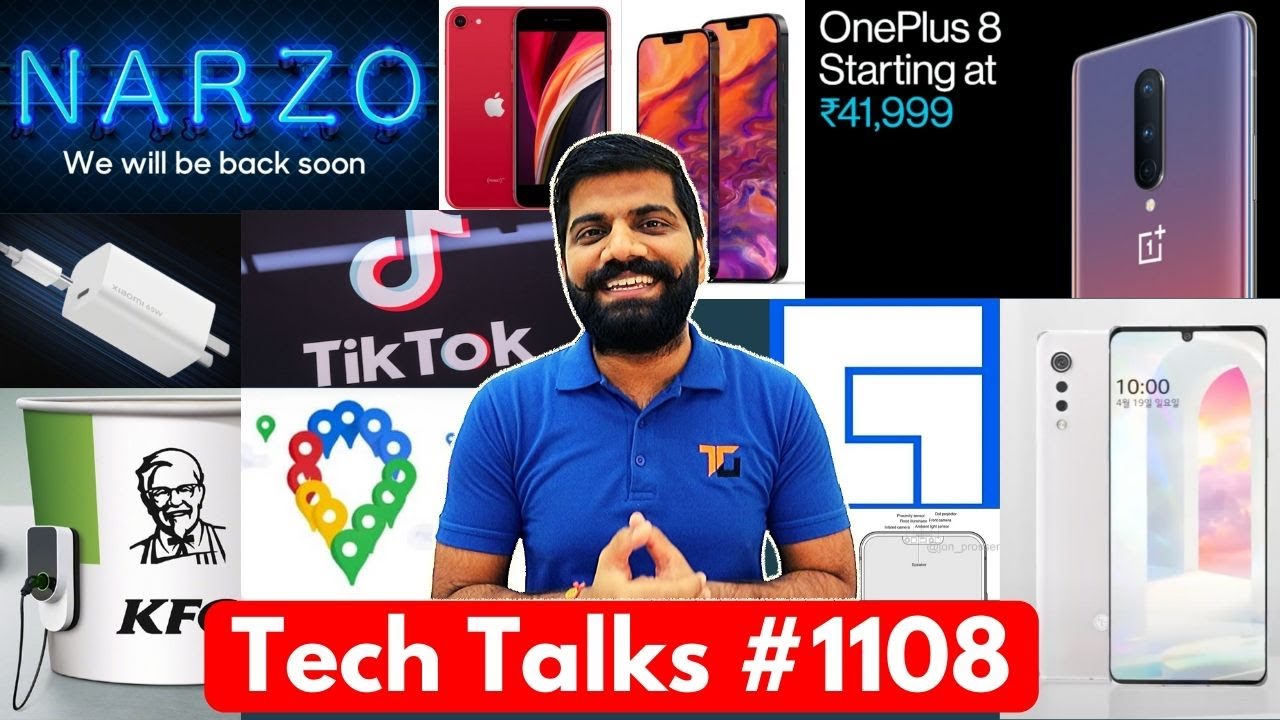 Tech Talks #1108 - OnePlus 8 Pro Unboxing, Narzo Cancelled, iPhone SE Plus, Realme X3 Specs, TikTok