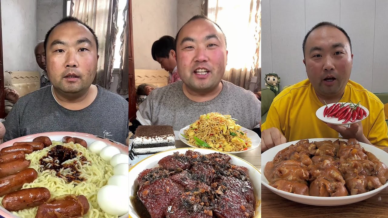 Yummy #143 : Eat pig brain belly pork, bone head pig🐷,Noodles🍜..#belly #yummyfood  #mukbang #eating 