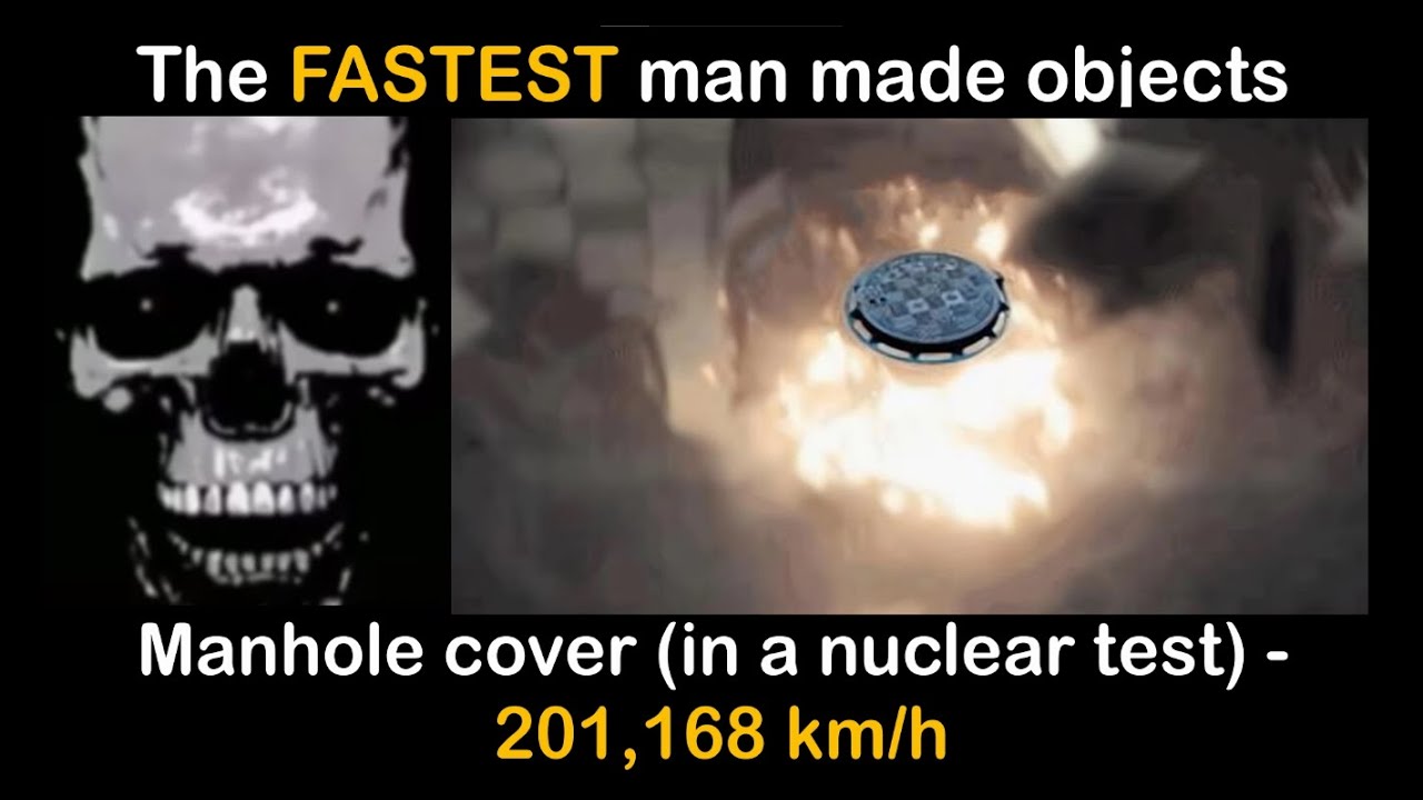 The FASTEST man made objects | Mr incredible becoming uncanny