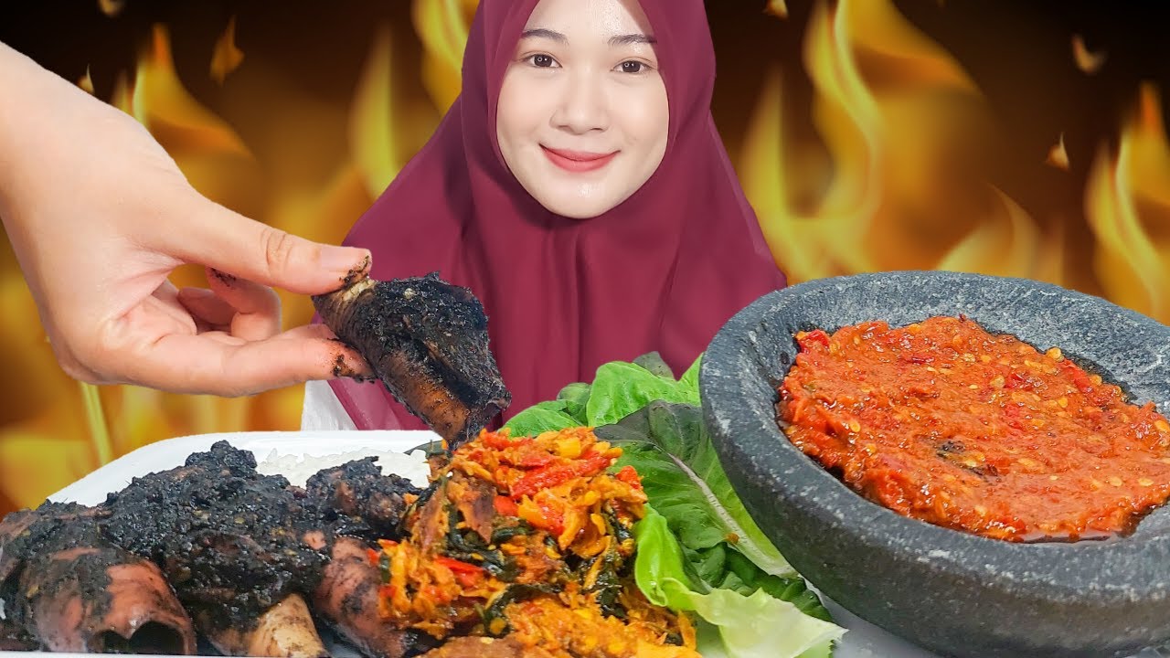 WAAHH NIKMATNYA MAKAN CUMI TINTA HITAM OSENG TONGKOL SUWIR PEDAS