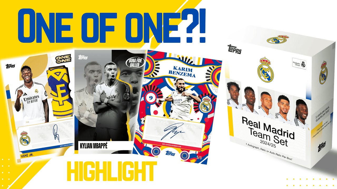MEINE ERSTE AUTOGRAMM-KARTE! 🔥😱 Topps Real Madrid Team Set 24/25 Opening