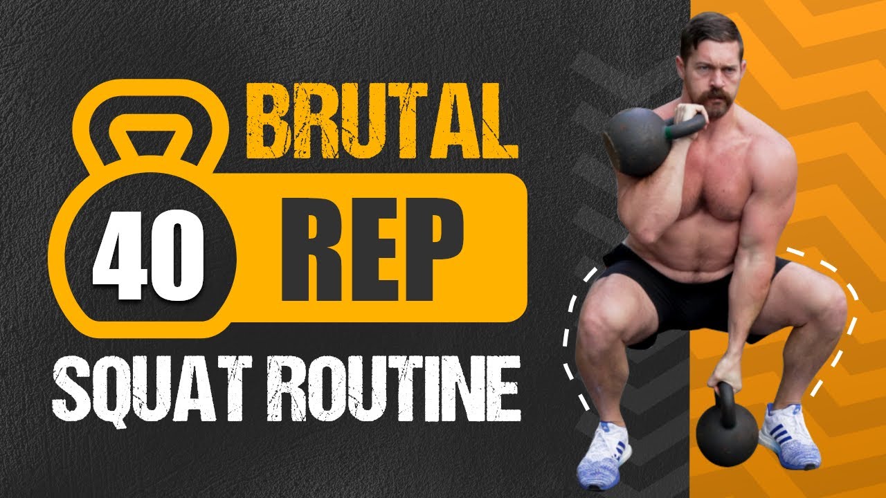 SHOCK Your Legs! [40 Rep Kettlebell Squat Workout]