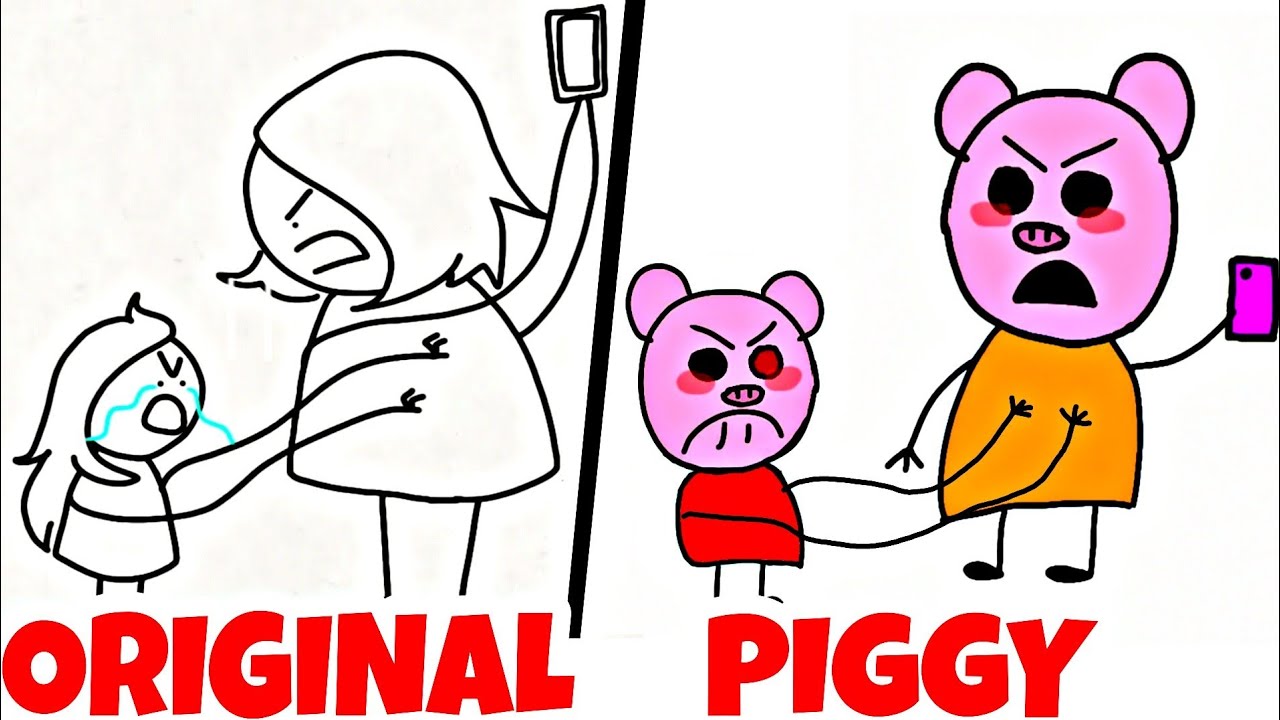 DAME ESE CELULAR !!! [Piggy x Original Animation]