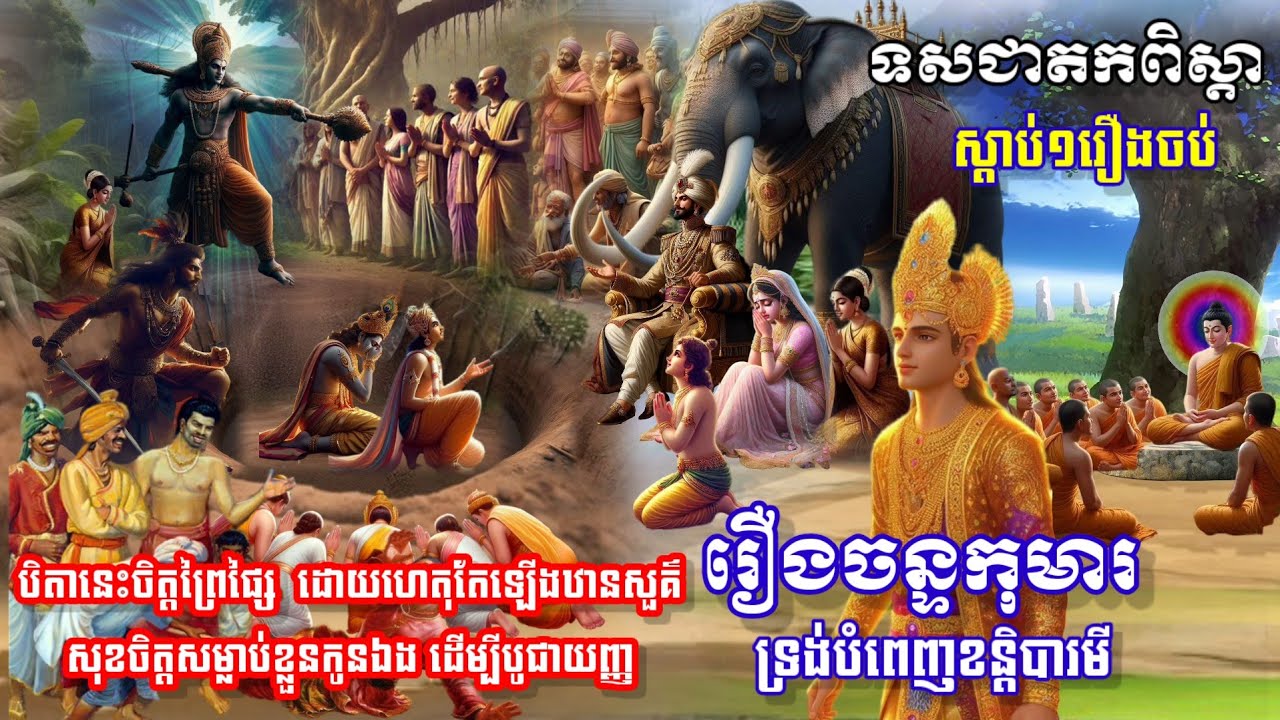 ៧🙏#ទសជាតកពិស្តារ  #រឿងចន្ទកុមារ 👈 #ពោធិសត្វទ្រង់បំពេញខន្តិបារមី
