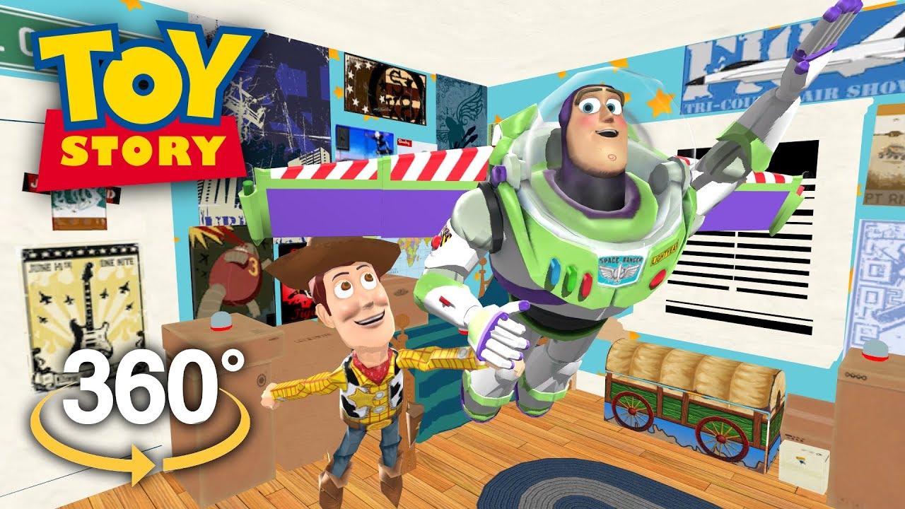 Toy Story! - 360&deg; To Infinity and Beyond  - (The First 3D VR Game Experience!)