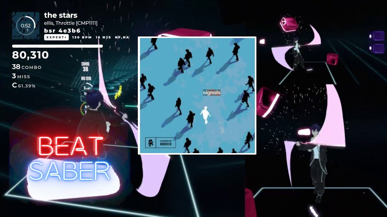 【BeatSaber】the stars - ellis & Throttle (Expert+)